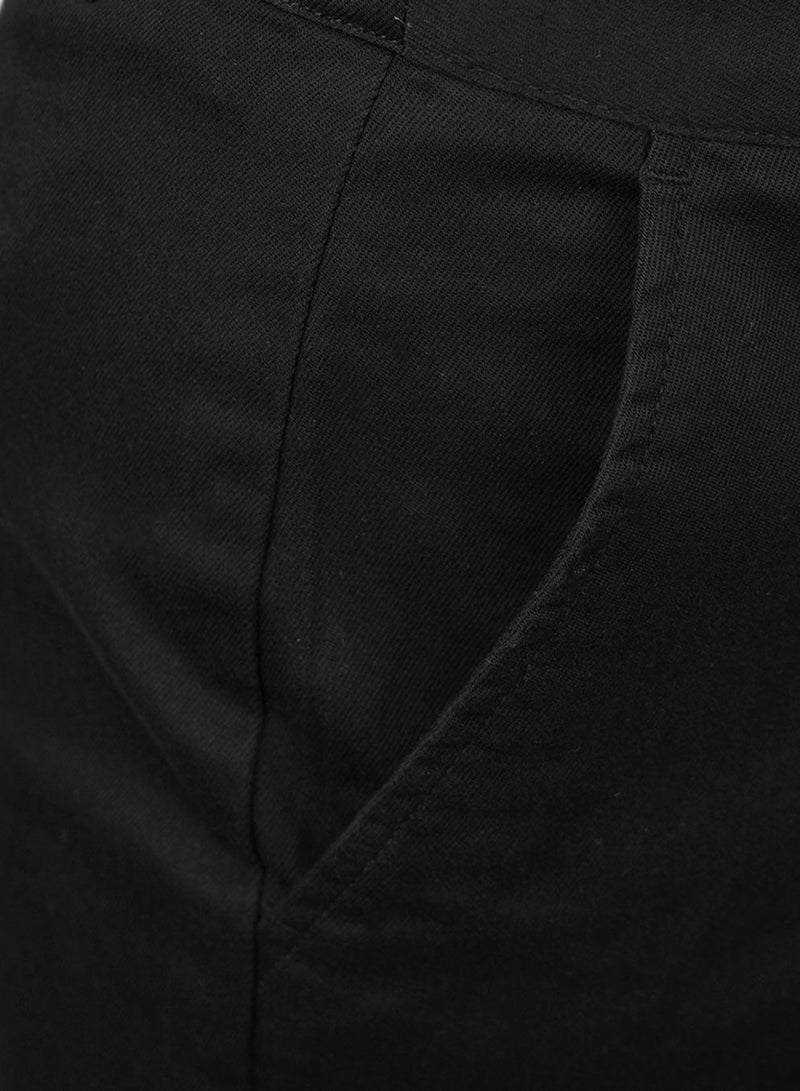 GIORDANO Women’s High-Waist Twill Regular Tapered Fit Pant - Image 4